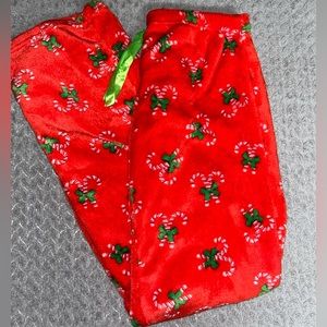 Christmas candy cane pj pants
